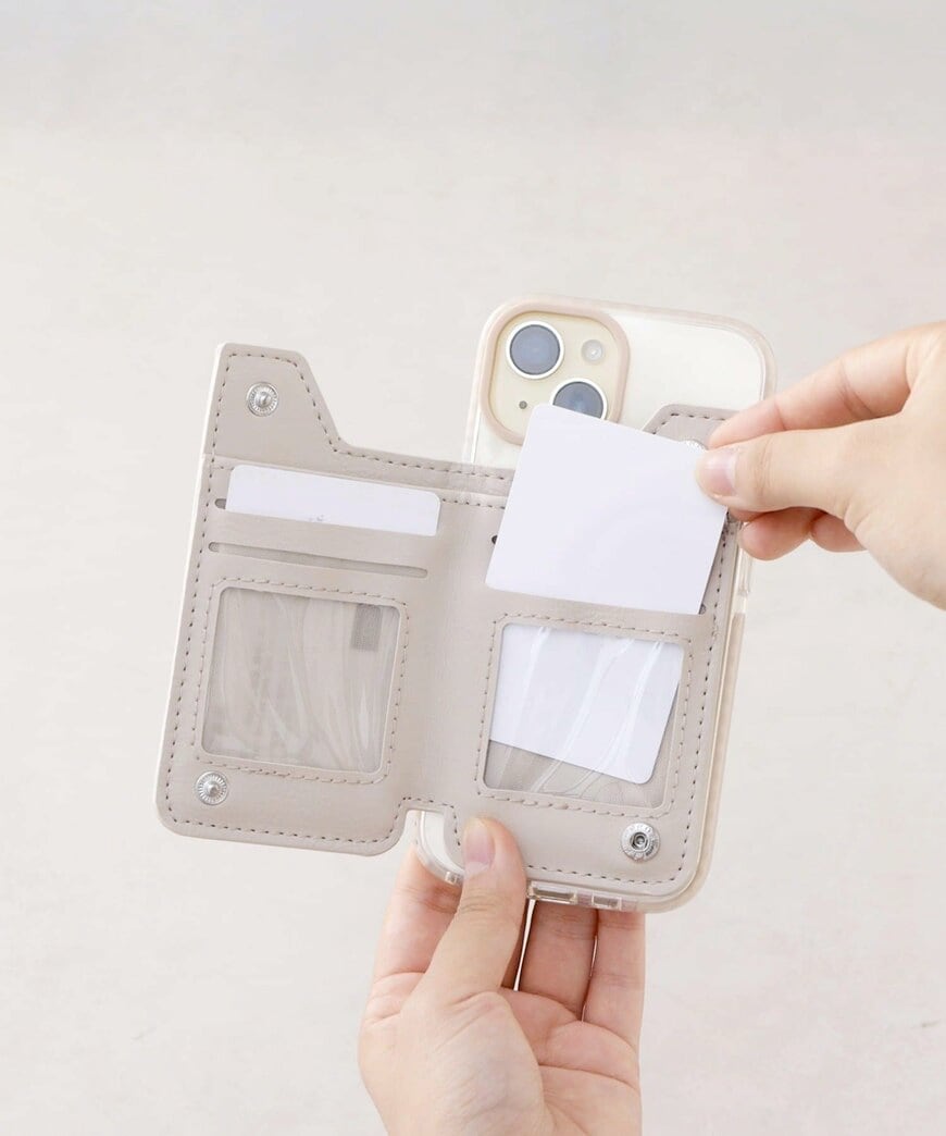 3COINS公式 スマホ用カードホルダー