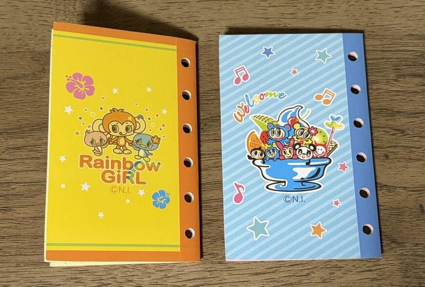 セリア、AB＆DL 6穴シール帳 16P商品画像