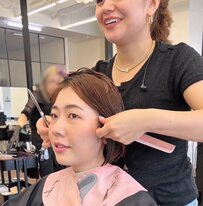 【激変！】襟足ギリギリの長さからぱつっとボブでスッキリ！→「可愛い！」とテンション爆上がり