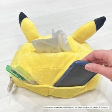 【新品未使用品】ポケモン　ピカチュウ　オオタチ　ティッシュボックス ピカチュウの可愛さ全開です」ニトリで見つけた！機能性もあるポケモン