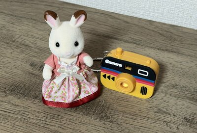 セリア、TK-2357パシャパシャクラシックカメラキーホルダー商品画像