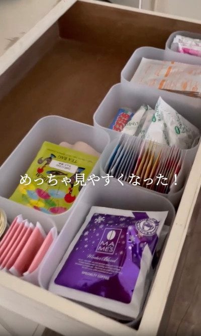 セリアの商品を使った収納