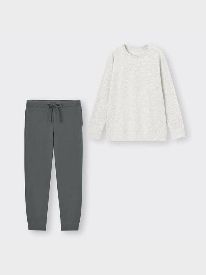 ストレッチソフトラウンジセット（長袖&ロングパンツ）