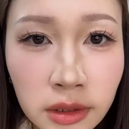 【バズってた鼻シェーディング試してみた】登録者数47万人越の“詐欺メイク” 予想外の変化に「すごい、全然違う…！！」「美しい人形みたい」