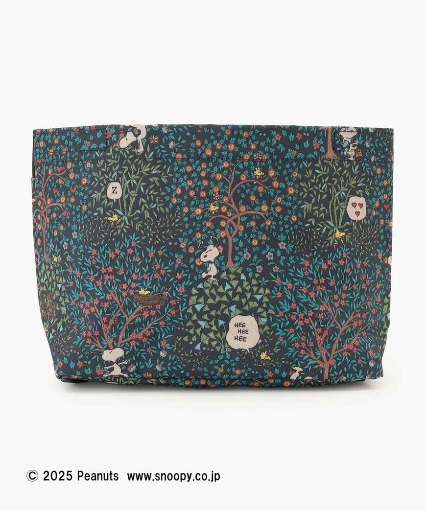 出所：アフタヌーンティー公式　バッグインバッグ/リバティプリント/PEANUTS