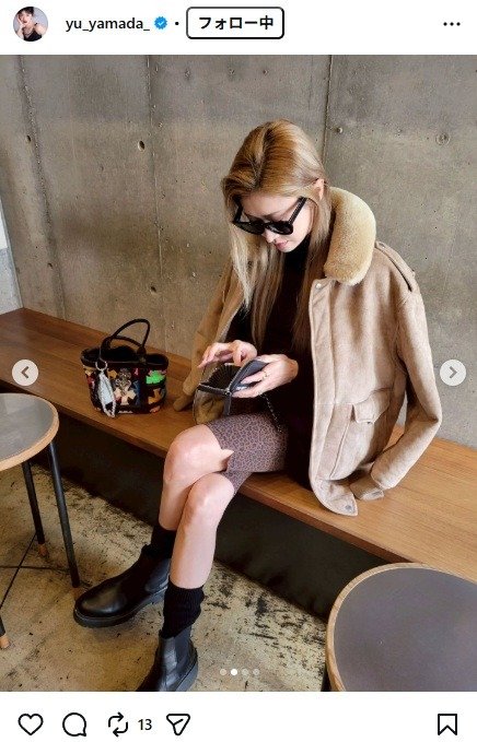 出所：山田優のInstagram投稿（＠yu_yamada_） 参照日：2025年12月26日