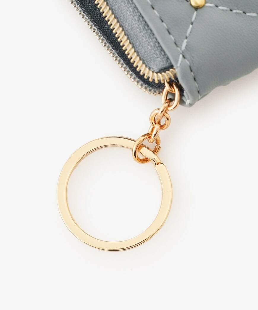 アフタヌーンティー公式　キルティングキーコインケース