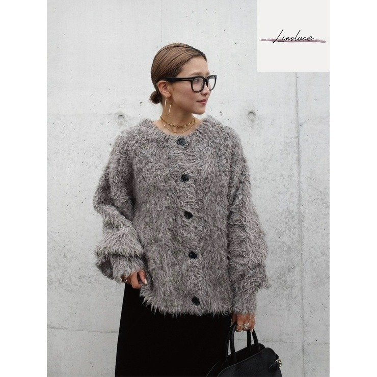 しまむら公式　レディース ニットカーディガン（hideka）