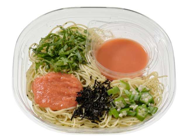冷製パスタ 大葉香る和風明太子