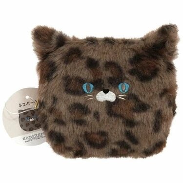 猫好き必見のレオパード柄ポーチ」キャンドゥ新作「330円マチ付で 