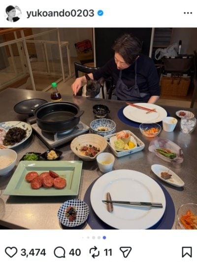 安藤優子のInstagram投稿