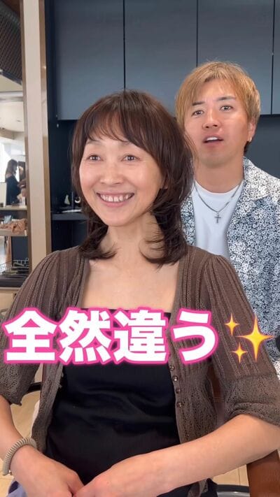 スッキリ&amp;ふんわりヘアに変身