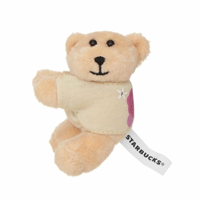 ドリンクチケットが付いたメッセージカードを、ベアリスタスタンドにセットして贈ることができる