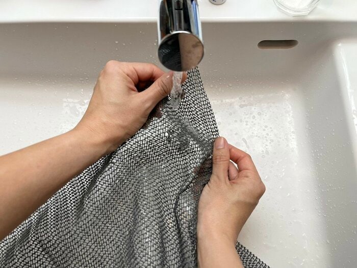 汚れが気になったときには水洗いができて清潔に保てます