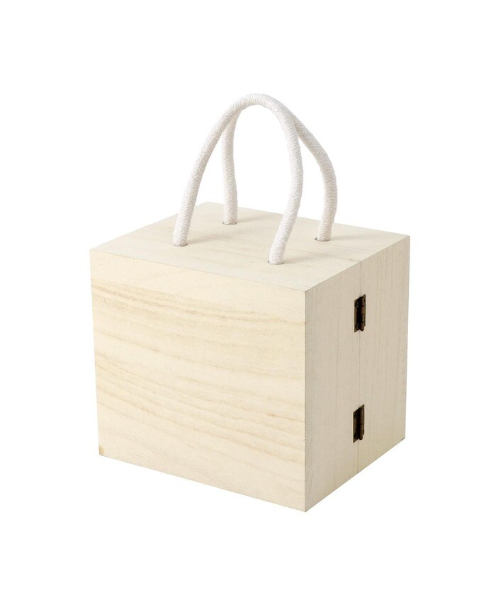 あたたかみのある木製デザインのスパイスボックス