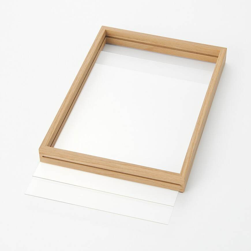 出所：無印良品ネットストア 木製フレーム・A4サイズ用