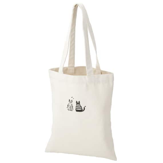 出所：ニトリ公式通販ニトリネット　ペア猫トートバッグ