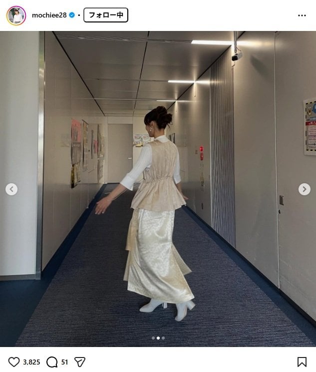 出所：望月理恵のInstagram（＠mochiee28）　参照日：2025年12月2日