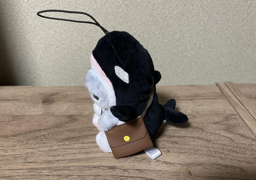 セリア、ぬい用合皮ショルダーバッグ ヲタコレ画像