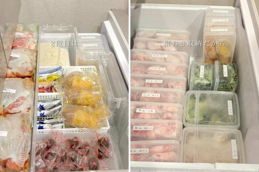 セリアの商品を使った収納