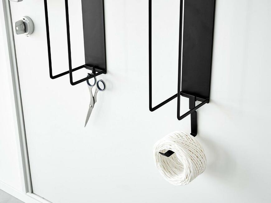 山崎実業、マグネットダンボールストッカータワー画像