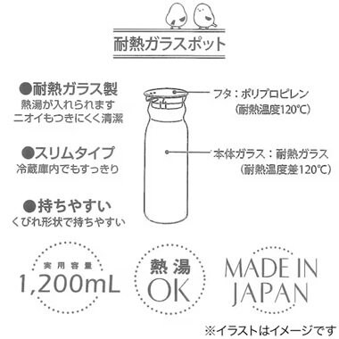 夏場はガラスポットの活躍のシーズンです