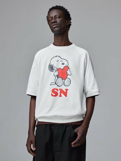 スウェT(5分袖) UNDERCOVER（ホワイト・ネイビー）