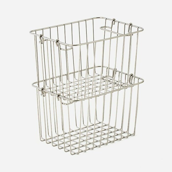 KEYUCA公式　重なるステンレスバスケット スリム深