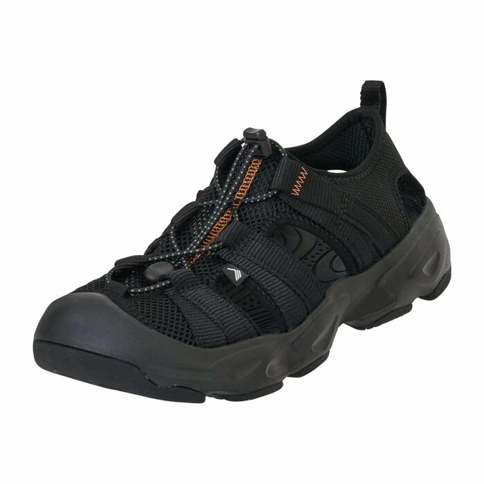 「つま先ラウンド設計」を採用しており、足先がしっかりと保護されています