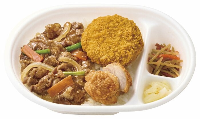 550ランチシリーズ 牛焼肉得弁ランチ　510円(税込550円)