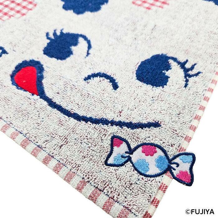 スマイルミルキー フェイスタオル