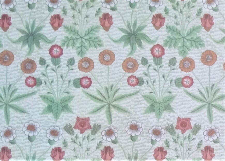 筆者撮影（セリア、デザインシートシール 9P ウィリアム・モリス）