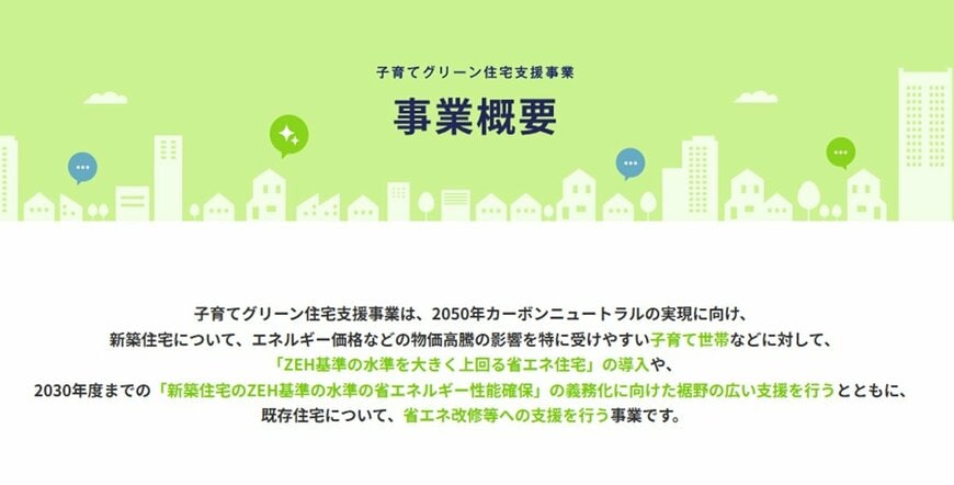 出所：国土交通省「子育てグリーン住宅支援事業」