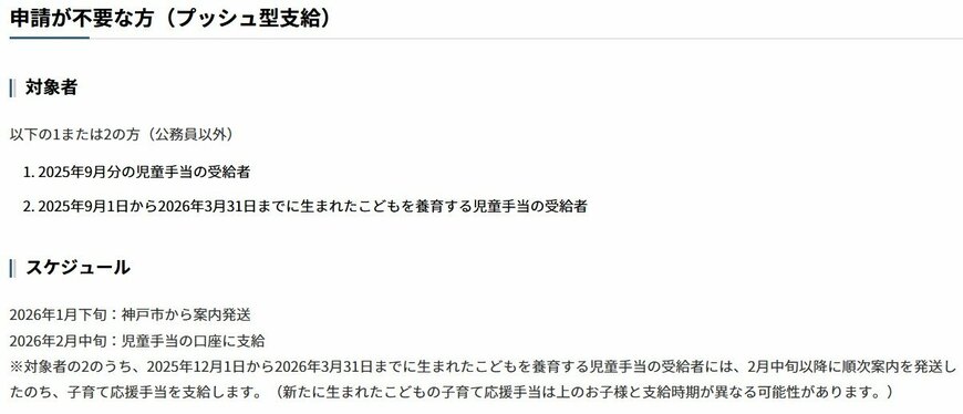 支給スケジュール