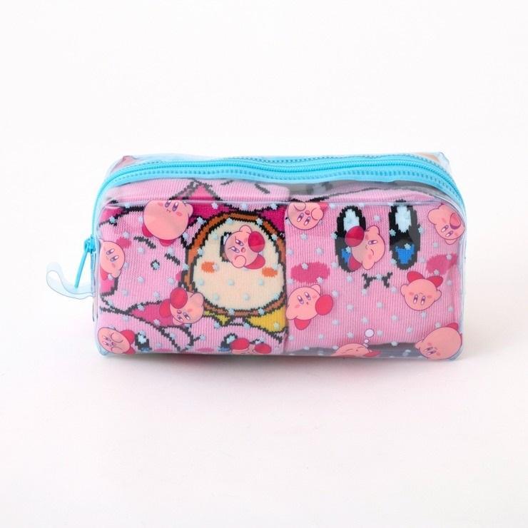 キッズ 6足組ソックス(19-24cm・星のカービィ)