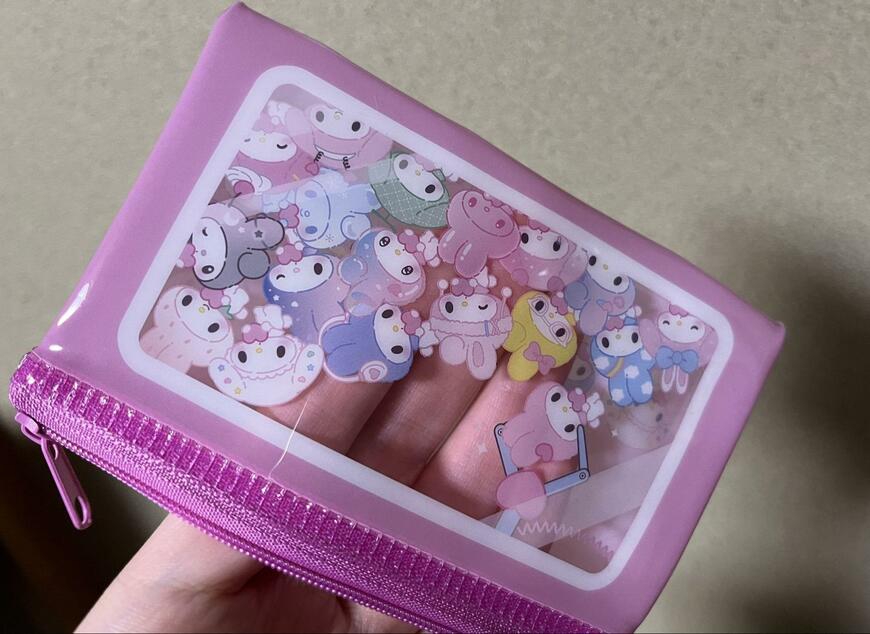 キャンドゥ、フラットポーチ(S) MM ガーリーポップ