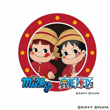 ペコちゃん」と「ONE PIECE」コラボトートバッグ。不二家限定描き