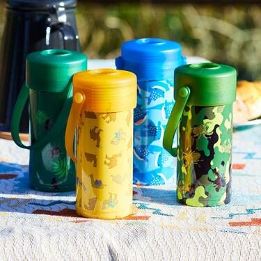 ワークマン　真空　保冷　ペットボトルホルダー　花火柄　おしゃれ 箱あり・未使用✨品薄！ワークマン 真空保冷ペットボトル