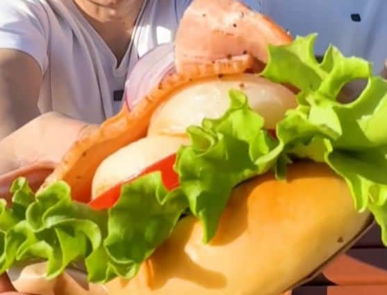 千葉県の道の駅で味わう「かぶバーガー」　みずみずしさ弾ける激レアグルメに「野菜たっぷり」「すごすぎる」
