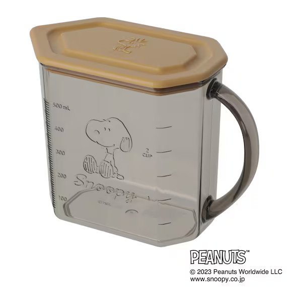 スヌーピー 蓋付き軽量カップ