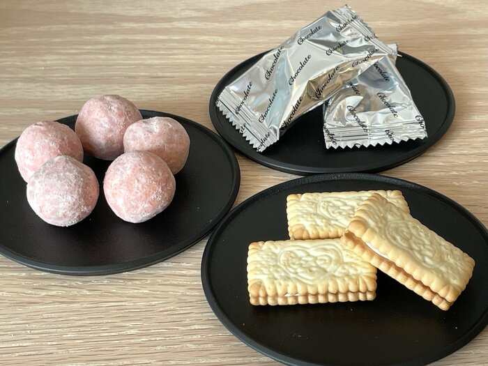 お茶菓子や子どものおやつにぴったりサイズ