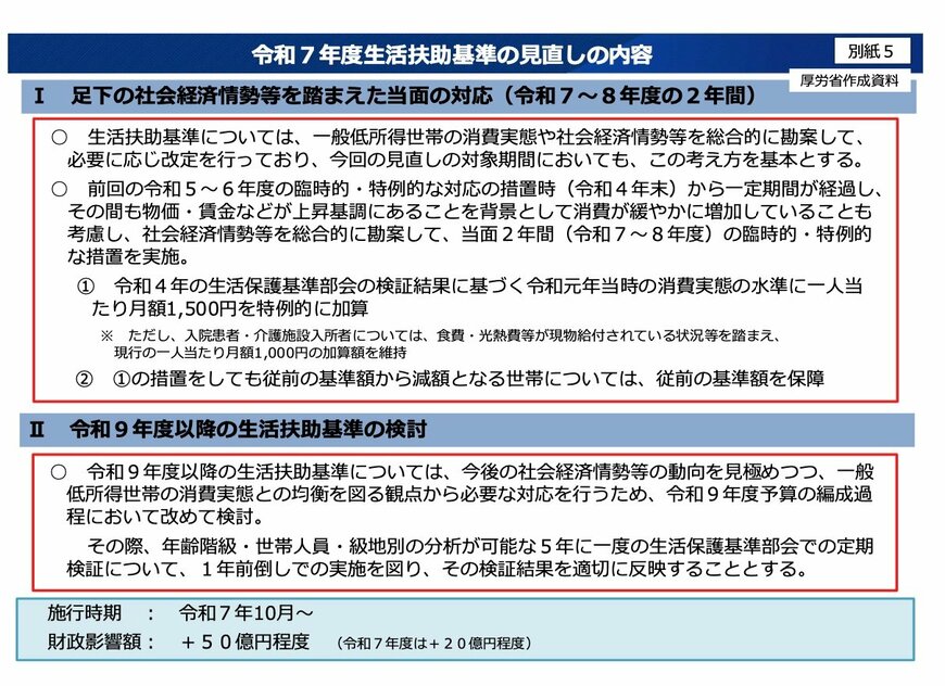 出所：財務省「令和7年度社会保障関係予算のポイント」