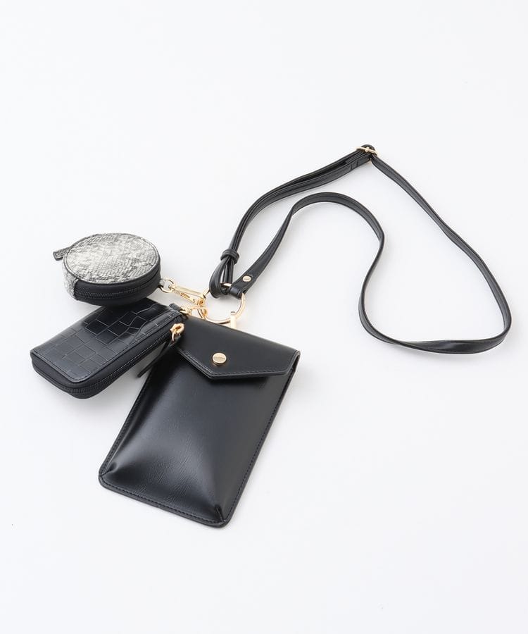 出所：ハニーズ公式通販 3連マルチショルダー