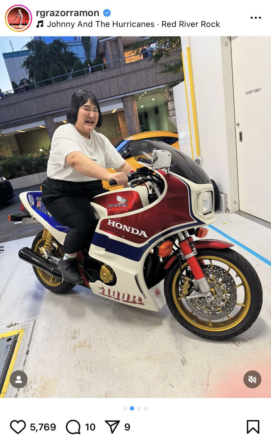 出所：レイザーラモンRGのInstagram（＠rgrazorramon）参照日：2025年7月29日