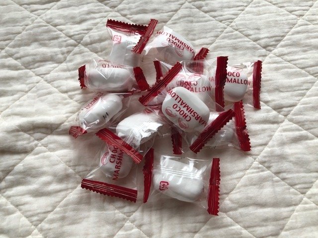 『チョコマシュマロ』（筆者撮影）