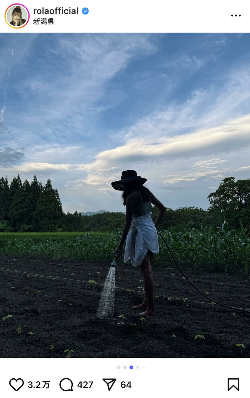 出所：ローラのInstagram（＠rolaofficial）参照日：2025年8月5日