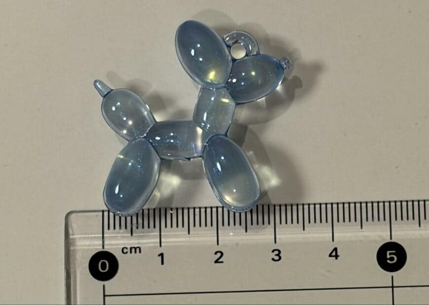 セリア、ビーズ バルーンドッグ 2P オーロラ商品画像