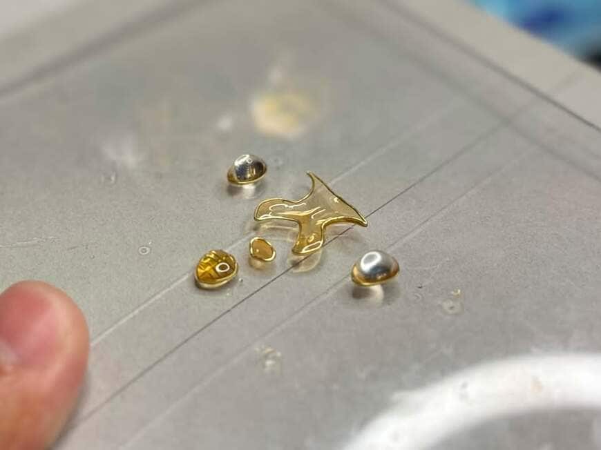 緻密な作りのパーツ