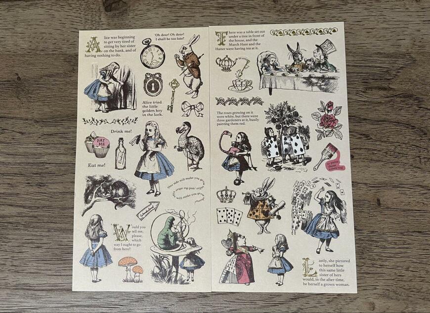 セリア、シール Wonderland画像