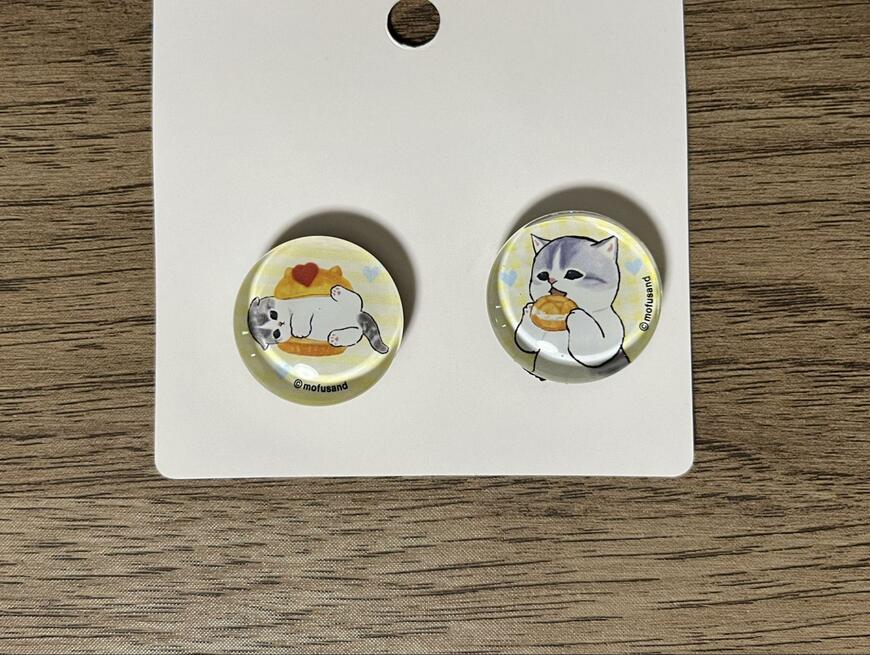 セリア、mofusandぷくっとマグネット2P画像